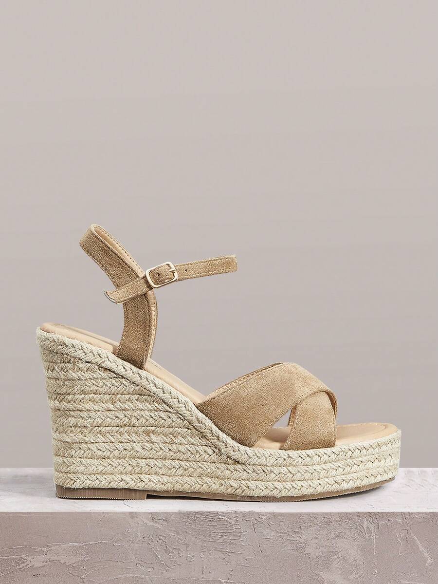 Styleloop Women Platforms & Wedge Sandals - Khaki - View 1
