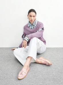 CUCCOO BIZCHIC 女士休闲平底运动鞋，春季鞋款，春假复活节必备 - 淺粉色 - 查看 2