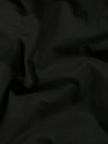 Manfinity Dauomo 男士无袖黑色背心，夏季时尚 - 黑色 - 查看 6