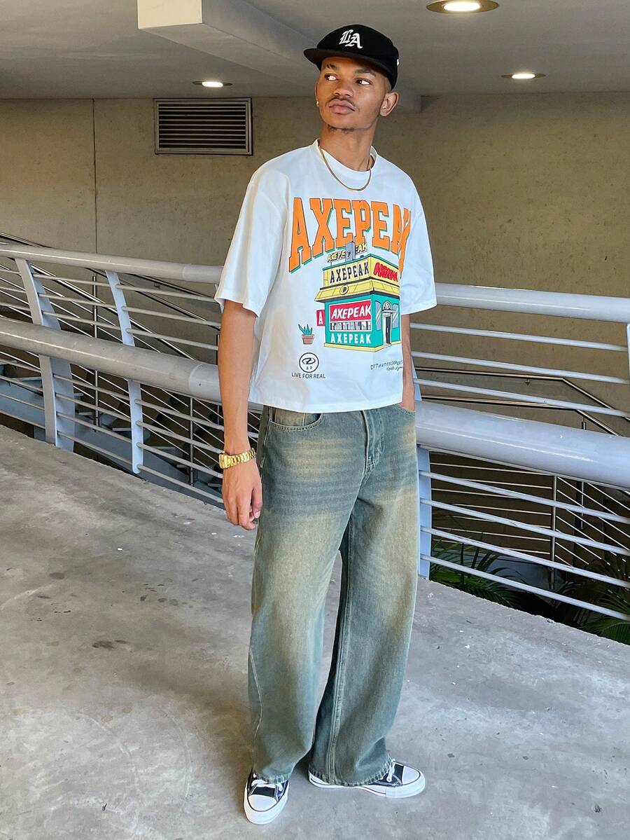 Ngobest Haus Ngobest Haus 女款正面标语印花短袖T恤 - 白色 - 查看 1