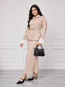 Sleekvia 女士新款高跟鞋，尖头，细高跟，后跟带，绒面革鞋带，简约舒适，百搭优雅通勤鞋 - 啞光黑色 - 查看 3