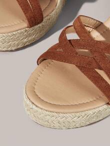 Styleloop Women Platforms & Wedge Sandals - Brown - View 4