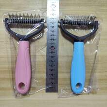 High-Efficiency Pet Depilatory Brush And Comb For Dogs And Cats - Professional Grooming Tools That Remove Tangles And Knots - Reduce Shedding And Promote Healthy Coats. - Multicolor - View 4