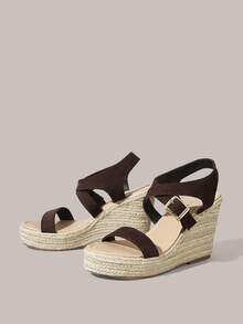 Styleloop Women Platforms & Wedge Sandals - Rust Brown - View 2