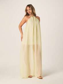 MISSGUIDED Women Maxi Dresses - Yellow - View 1