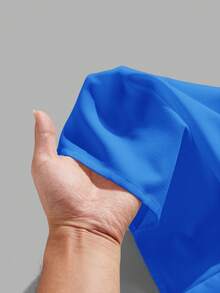 Manfinity ZONE917 Men's Round Neck Graphic Print Casual Versatile Daily Wear Top - Royal Blue - View 6