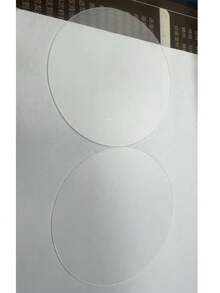 30/50/100PCS 4in Round Clear Circles Sheet Acrylic Wedding Seat Name Card Round Disc Transparent Acrylic Blank Plastic Disc For Cake Holders Coasters Picture Frame Painting Art Project Party DIY Crafts Name Cards And Engraving - Clear - View 9