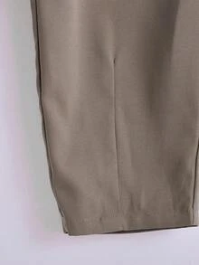 SHEIN Bộ 2 món/Bộ áo thun tay ngắn có túi màu tương phản thoải mái đa năng cho bé trai tuổi teen - Nhiều màu - Xem 4