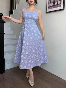 Modelyn Elegant Outdoor Ladies Jacquard Suit - Baby Blue - View 7