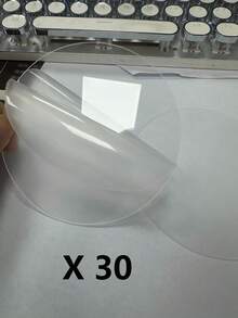 30/50/100PCS 4in Round Clear Circles Sheet Acrylic Wedding Seat Name Card Round Disc Transparent Acrylic Blank Plastic Disc For Cake Holders Coasters Picture Frame Painting Art Project Party DIY Crafts Name Cards And Engraving - Clear - View 13