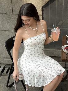 MainGRL 女士印花时尚约会派对迷你连衣裙 - 彩色 - 查看 1