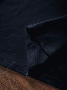 EMERY ROSE Women's Casual Vacation & Commute Mountain & Tree Graphic Print Short Sleeve T-Shirt, Summer - Navy Blue - View 4