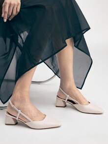 Mnmlis Women Pumps - Apricot - View 6