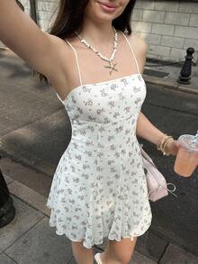 MainGRL 女士印花时尚约会派对迷你连衣裙 - 彩色 - 查看 4