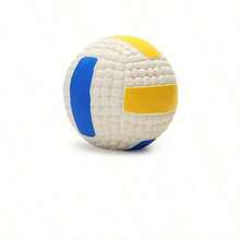 PETSIN 1PC Pet Interactive Training Ball Toy, Latex Rugby Football, Sound-Making Toy, Chewable And Bite-Resistant, Stress-Relieving Dog Toy. - Multicolor - View 19