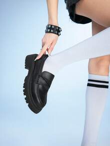 Sugerpunk Women's Versatile Fashion Flat Shoes For Daily Wear - Black - View 5