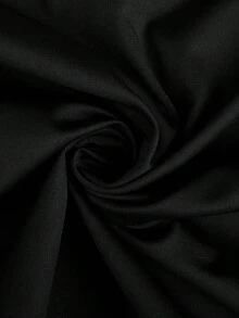 EMERY ROSE Minifalda negra de cintura alta y ajustada con botones para mujer - Negro - Ver 5