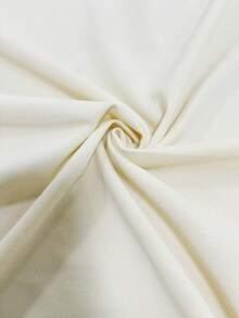 GlowEve Sleeveless Round Neck Waist Cinched A-Line Colorblock Casual Commute Minimalist Elegant Romantic Women Dress - Apricot - View 4