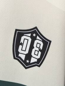 STYNVO Men's Letter Print V-Neck Short Sleeve Casual Loose T-Shirt - Multicolor - View 5