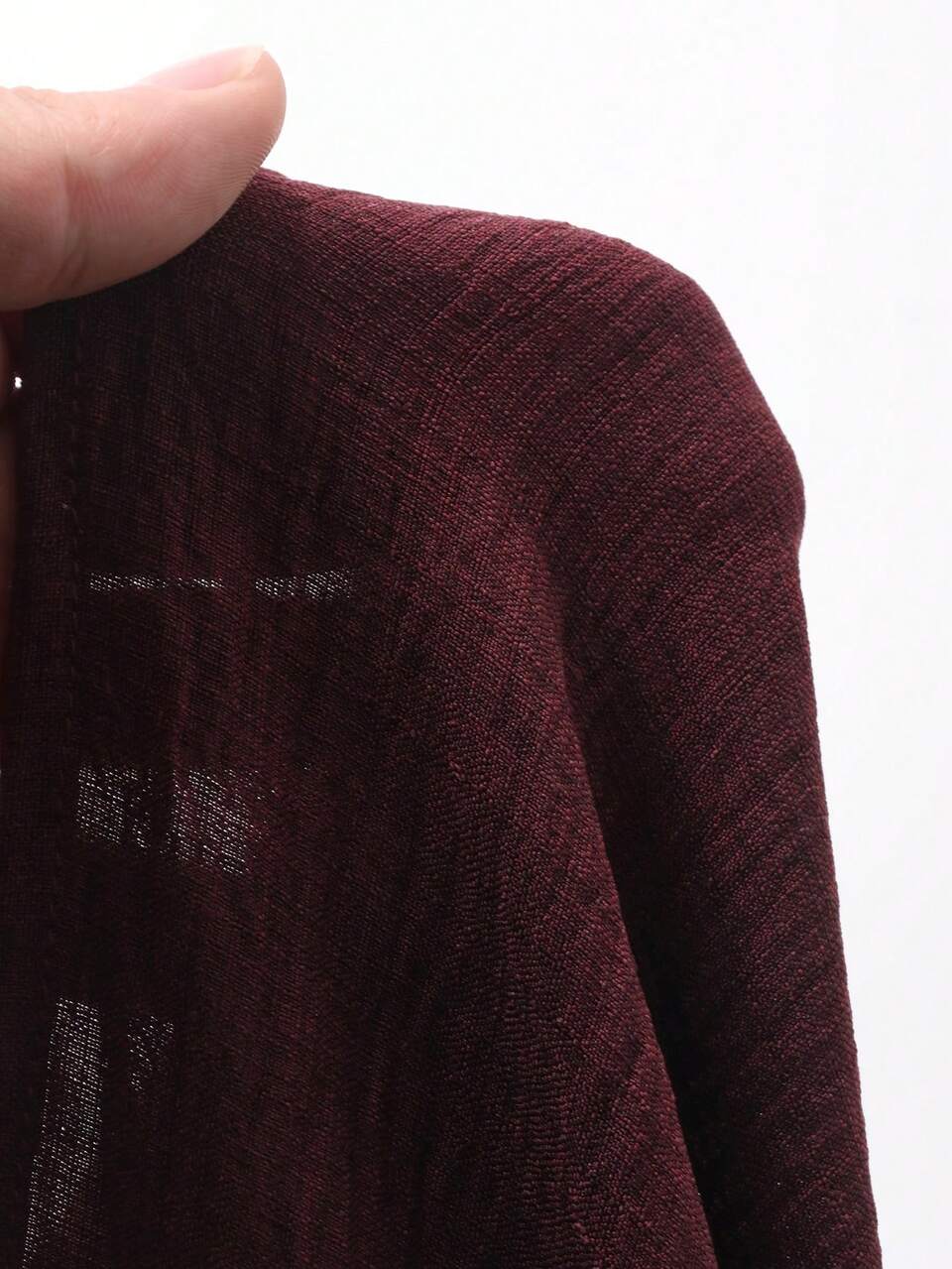 Men's Red Long Sleeve T-Shirt With Collar Decoration, Spring/Summer