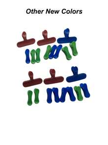 Bộ 8/11 kẹp niêm phong túi cầu vồng, kẹp niêm phong tái sử dụng dùng cho nhà bếp, sắp xếp đồ dùng, chống ẩm, giữ thực phẩm tươi ngon, kẹp túi khoai tây chiên giòn, vật dụng thiết yếu trong gia đình. - Nhiều màu - Xem 9