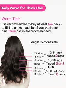 Body Wave Clip In Hair Extensions Real Human Hair 7Pcs Natural Black Hair Extensions Clip In Wavy Hair Extensions For Women Clip Ins Hair Extension - Natural Black - View 10