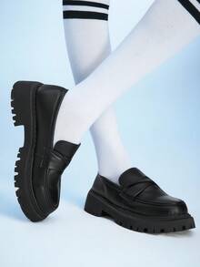 Sugerpunk Women's Versatile Fashion Flat Shoes For Daily Wear - Black - View 6