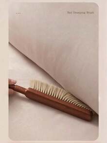 Madebyblanc 1 Chổi phủi bụi bằng sợi tự nhiên mềm mại, có thể tái sử dụng, cán gỗ bền chắc, dùng để vệ sinh đồ đạc trong nhà, ghế sofa, giường, quần áo, dụng cụ lau chùi đa năng trong gia đình. Không kèm dây đeo. - Màu gỗ đàn hương - Xem 11