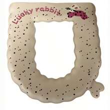 Zazumi 1Pc Self-Adhesive Toilet Seat Cover - Waterproof, Washable, Reusable, Fragrance-Infused, Universal Fit For All Seasons - Multicolor - View 8