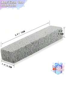 17件套浮石马桶刷套装（带手柄） - 浴室清洁石，用于去除马桶、瓷砖、水槽和浴缸上的水垢、锈渍和污垢。浴室清洁工具，配有符合人体工程学的手柄和浮石。浴室和马桶清洁刷。 - 彩色 - 查看 2