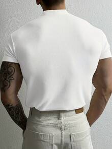 Gym Rark Camiseta deportiva de manga corta con estampado de alas para hombres - Blanco - Ver 2
