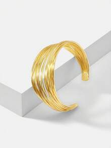 MOTF PREMIUM 18K金手工编织线性手链 - 金色 - 查看 8
