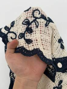 MainGRL Women's V-Neck Single-Breasted Casual Knit Vest, Suitable For Beach And Vacation - Apricot - View 7