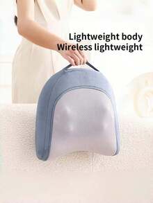 Teckwe Rechargeable Back And Neck Massager With Heat,Cordless Electric Shoulder Massager Ffor Shoulders,Neck,Legs,Foot,For Home Office Car Use 1800mAh - Multicolor - View 2