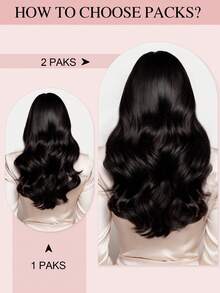 9AM Hair 接发 4 件装，含 8 个接发夹 直发夹接发 100% 真人发色 1B# 自然黑 12-18 英寸双纬隐形接发 雷米天然真人发 适合女性 女孩日常全头使用 接发 运动 度假 旅行 节日 舞会 户外 角色扮演 校园 学校 海滩 婚礼 露营 假日装扮 夏季装扮 度假氛围 魅力 优雅休闲 Y2K 时尚风格 SS25 关键词 - S1B - 查看 7