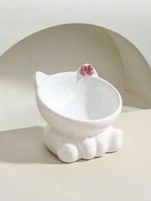 PETSIN 猫碗 陶瓷猫粮碗 猫饭碗 宠物碗 可爱猫饭碗 宠物用品 - 彩色 - 查看 19