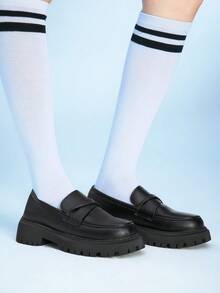 Sugerpunk Women's Versatile Fashion Flat Shoes For Daily Wear - Black - View 4