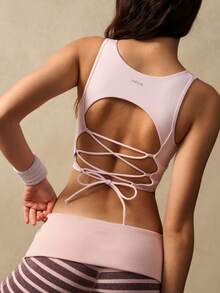 VARSIVA Quần ống loe kẻ sọc dáng rộng dành cho nữ, có cạp gập xuống, kiểu legging. - Nhiều màu - Xem 12