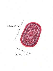 MINKOJA Bộ 1/4 tấm thảm trang trí sàn nhà búp bê thu nhỏ 4 màu, mô hình trang trí phòng khách thu nhỏ bằng vải, thảm dệt Thổ Nhĩ Kỳ hình bầu dục, trang trí nhà tranh, các thành phần tự làm cho cảnh nhỏ, Lễ Phục Sinh, Quà tặng Lễ Phục Sinh, Đồ vật thu nhỏ. - Nhiều màu - Xem 6