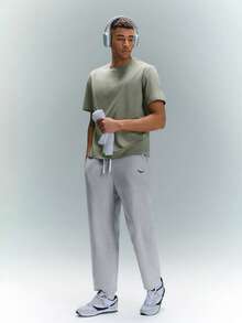 Driftmere 男士简约休闲运动裤，适合日常穿着 - 淺灰色 - 查看 9