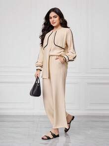 Sleekvia Women's Fashionable Versatile Buckle Design Thick Sole Wedge Sandals For Daily Wear - Black - View 9