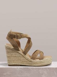 Styleloop Women Platforms & Wedge Sandals - Khaki - View 1