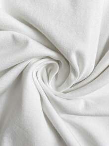 Easowa 女士纯色立领休闲简约设计夏季百搭背心 - 白色 - 查看 7