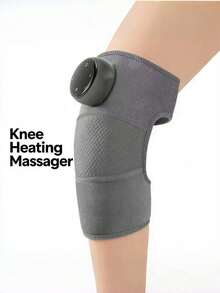 Teckwe Heated Knee Brace Wrap,Vibration Massager For Arthritis Knee Pain Relief Massaging Knee Pad - Multicolor - View 9
