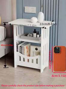 1件套家居客厅迷你小方桌创意简约小户型方形北欧茶几床边桌小桌子 - 彩色 - 查看 9