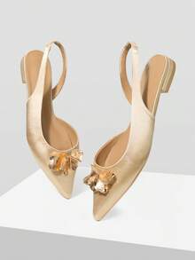 Mnmlis Women Flats - Apricot - View 7