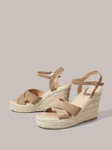 Styleloop Women Platforms & Wedge Sandals - Khaki - View 2