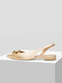 Mnmlis Women Flats - Apricot - View 4