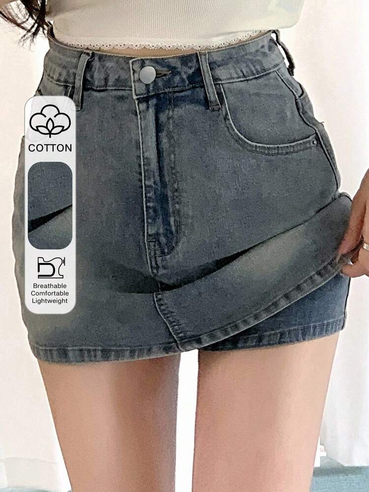 Women's Distressed Denim Casual Shorts, Versatile For All Seasons Summer Jorts