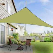 1 Pc Outdoor Triangular Canopy, Outdoor Courtyard Balcony Sunshade, 3-Meter Silver-Coated Sunshade, Landscape Canopy, Rainproof - 3*3*3M - View 1